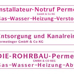 Installateur-Notdienst Permetinger